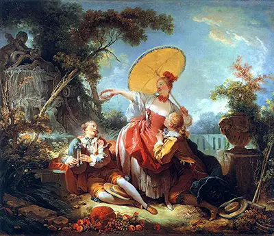 The Musical Contest Jean-Honore Fragonard